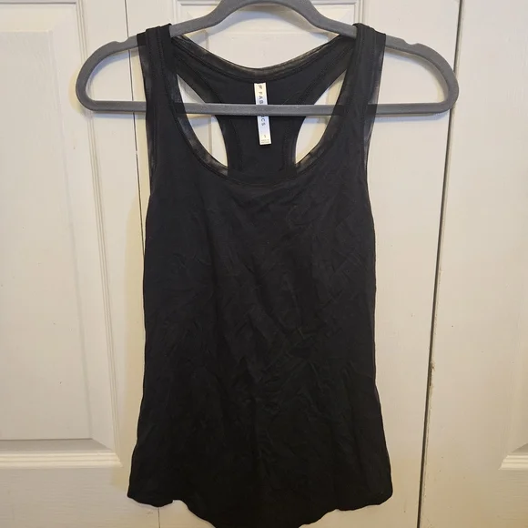 Fabletics Black Racerback Performance Tank - Picture 1 of 2